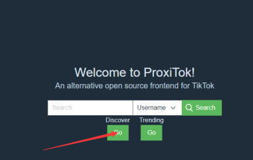ProxiTok是一款使用PHP开发的国际版抖音TikTok网页版